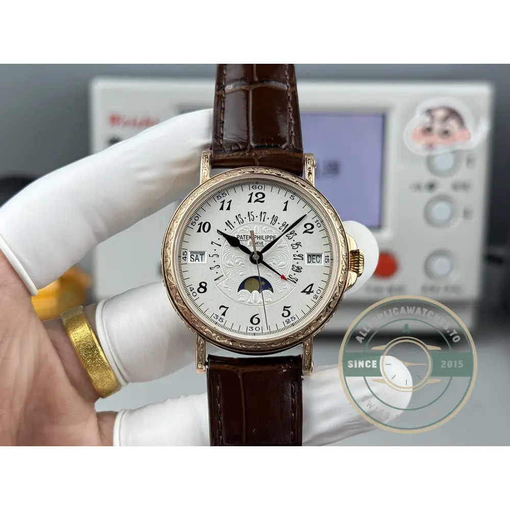 Swiss Replica Patek Grand Complication 5159 Rose Gold Perpetual Calendar - Affordable Super Clone Watch