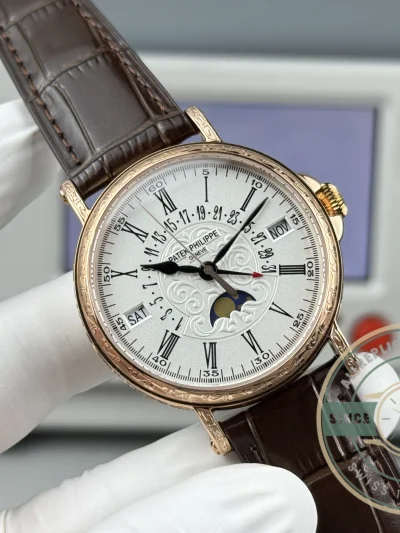 Swiss Replica Patek Grand Complication 5159 Rose Gold Perpetual Calendar - 1:1 Swiss Replica Watch