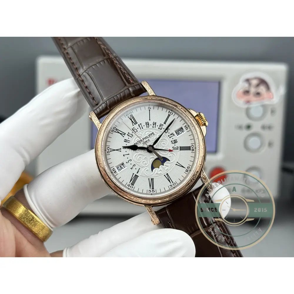 Swiss Replica Patek Grand Complication 5159 Rose Gold Perpetual Calendar - 1:1 Swiss Replica Watch