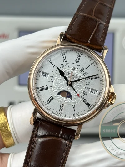 Swiss Replica Patek Grand Complication 5159 Rose Gold Perpetual Calendar - Budget Luxury Replica Watch
