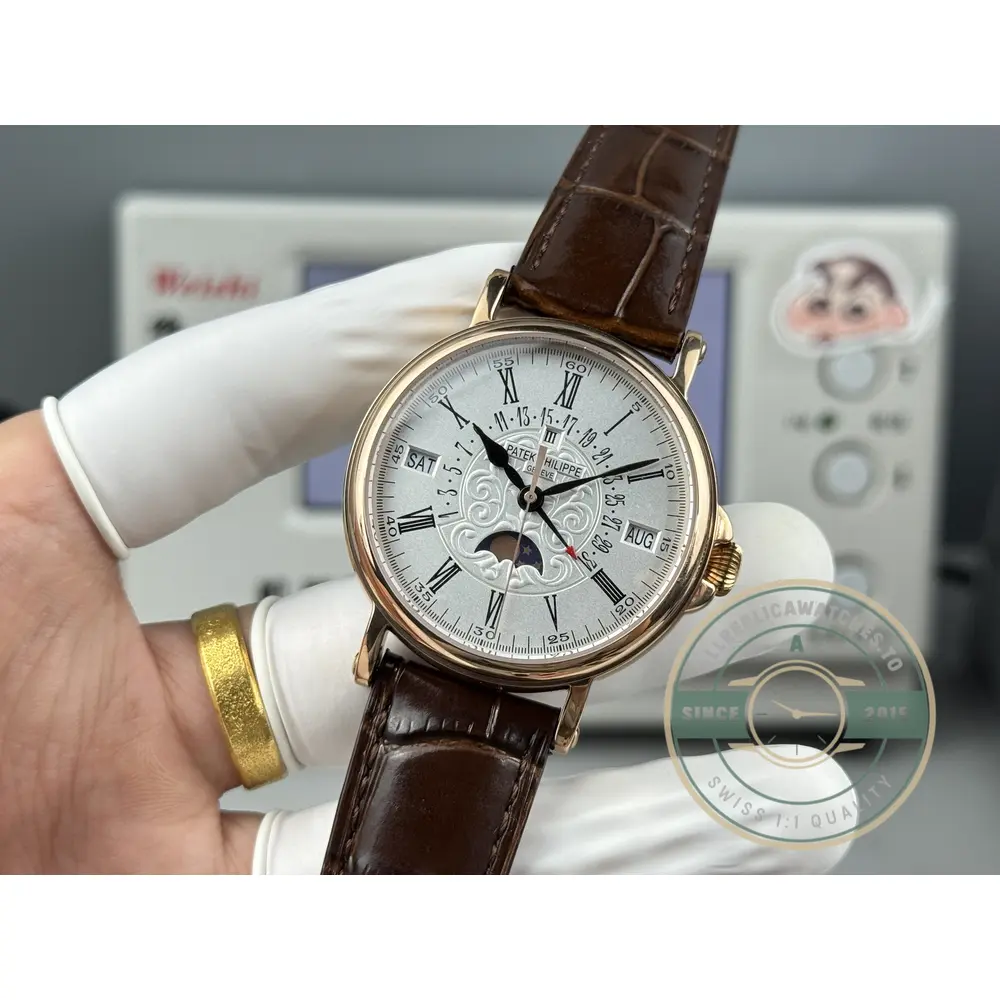 Swiss Replica Patek Grand Complication 5159 Rose Gold Perpetual Calendar - Budget Luxury Replica Watch