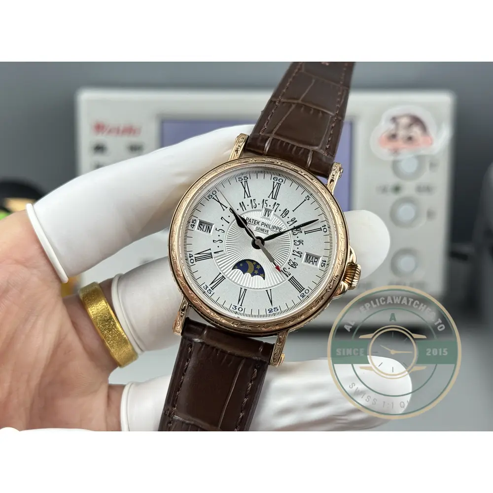 Swiss Replica Patek Grand Complication 5159 Rose Gold Perpetual Calendar - Luxury Replica Watch