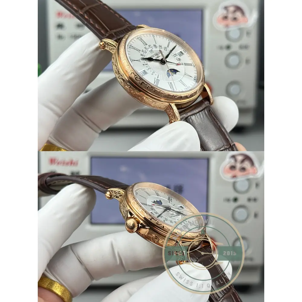 Swiss Replica Patek Grand Complication 5159 Rose Gold Perpetual Calendar - Swiss Movement Replica Watch