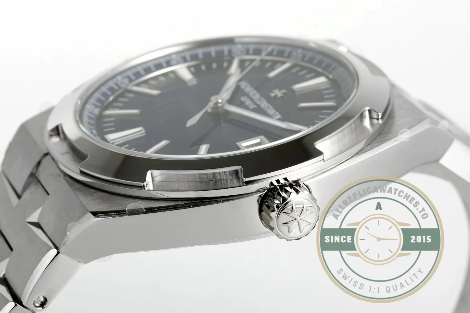Swiss Replica Vacheron Constantin Overseas 4500V110A-B128 Blue Dial - Affordable Luxury Replica Timepiece