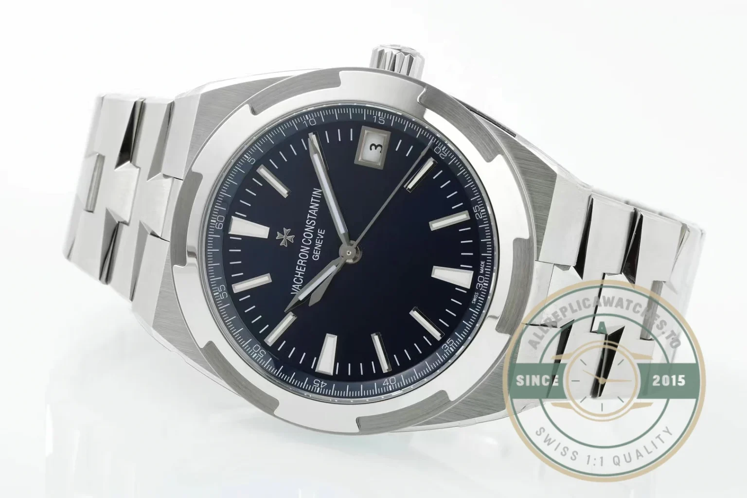 Swiss Replica Vacheron Constantin Overseas 4500V110A-B128 Blue Dial - Premium Super Clone Watch