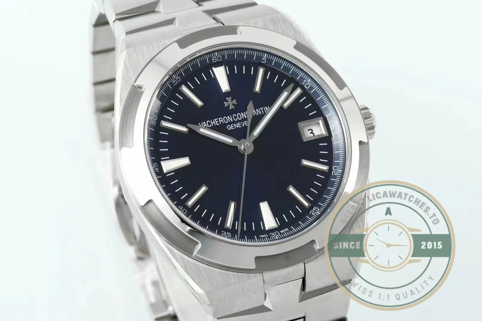 Swiss Replica Vacheron Constantin Overseas 4500V110A-B128 Blue Dial - Best Quality Replica Watch