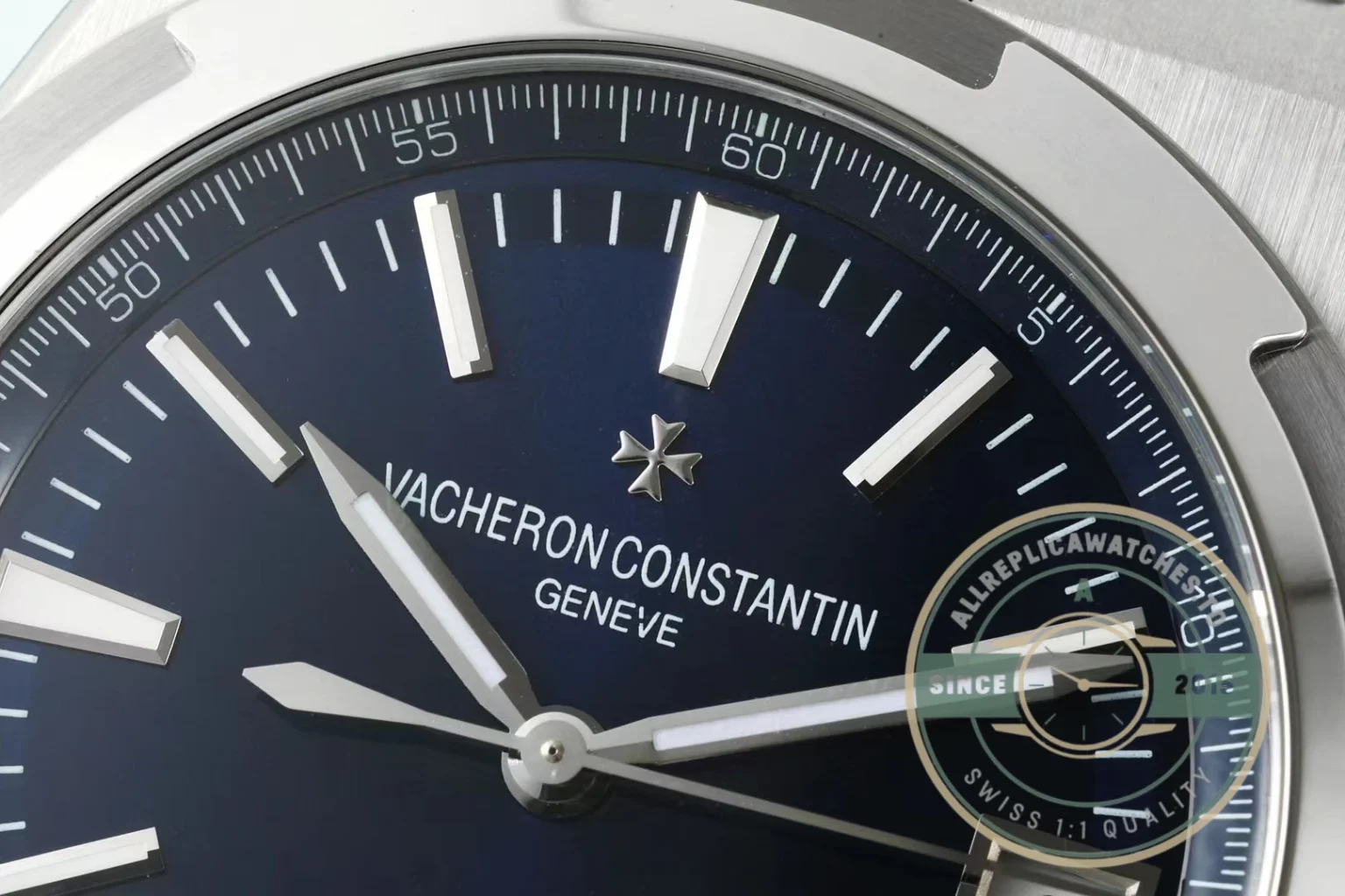 Swiss Replica Vacheron Constantin Overseas 4500V110A-B128 Blue Dial - Top-Tier Swiss Replica Watch