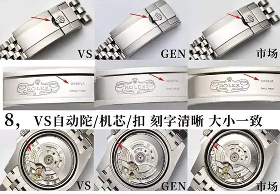 Premium superclone watch movement detail and finishing quality