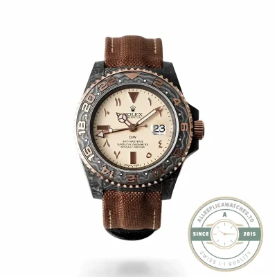 ROLEX GMT-Master II DIW Karbon Sarı Kadranı 40mm - Factory Super Clone Watch