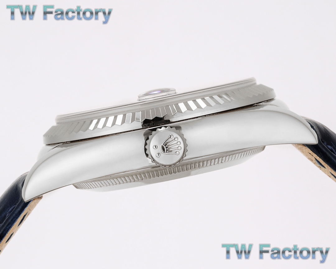 Full Super Clone Day-Date 40mm On leather Strap Collection - Premium Super Clone Watch