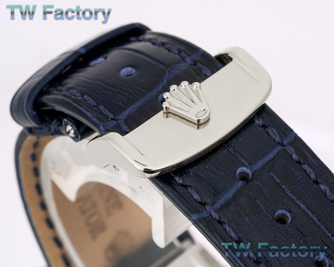 Full Super Clone Day-Date 40mm On leather Strap Collection - Factory Super Clone Watch