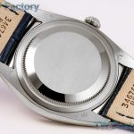 Full Super Clone Day-Date 40mm On leather Strap Collection - Swiss-Made Clone Watch