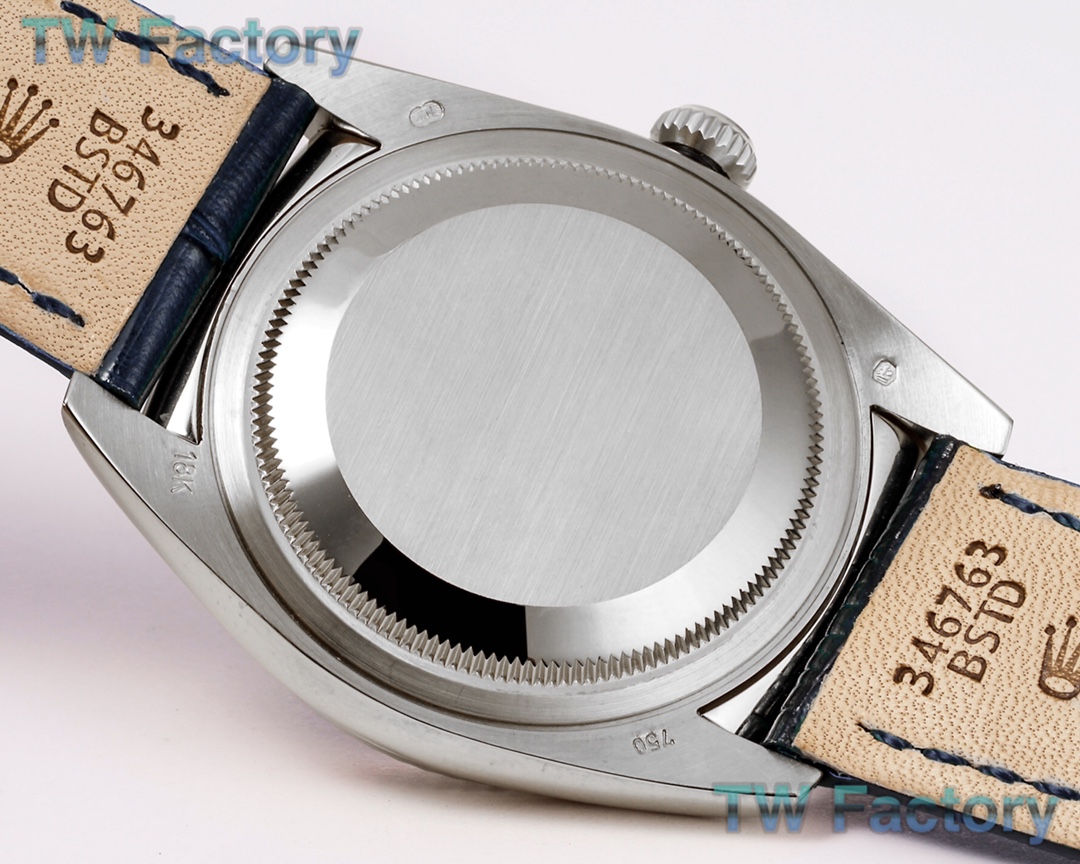 Full Super Clone Day-Date 40mm On leather Strap Collection - Swiss-Made Clone Watch
