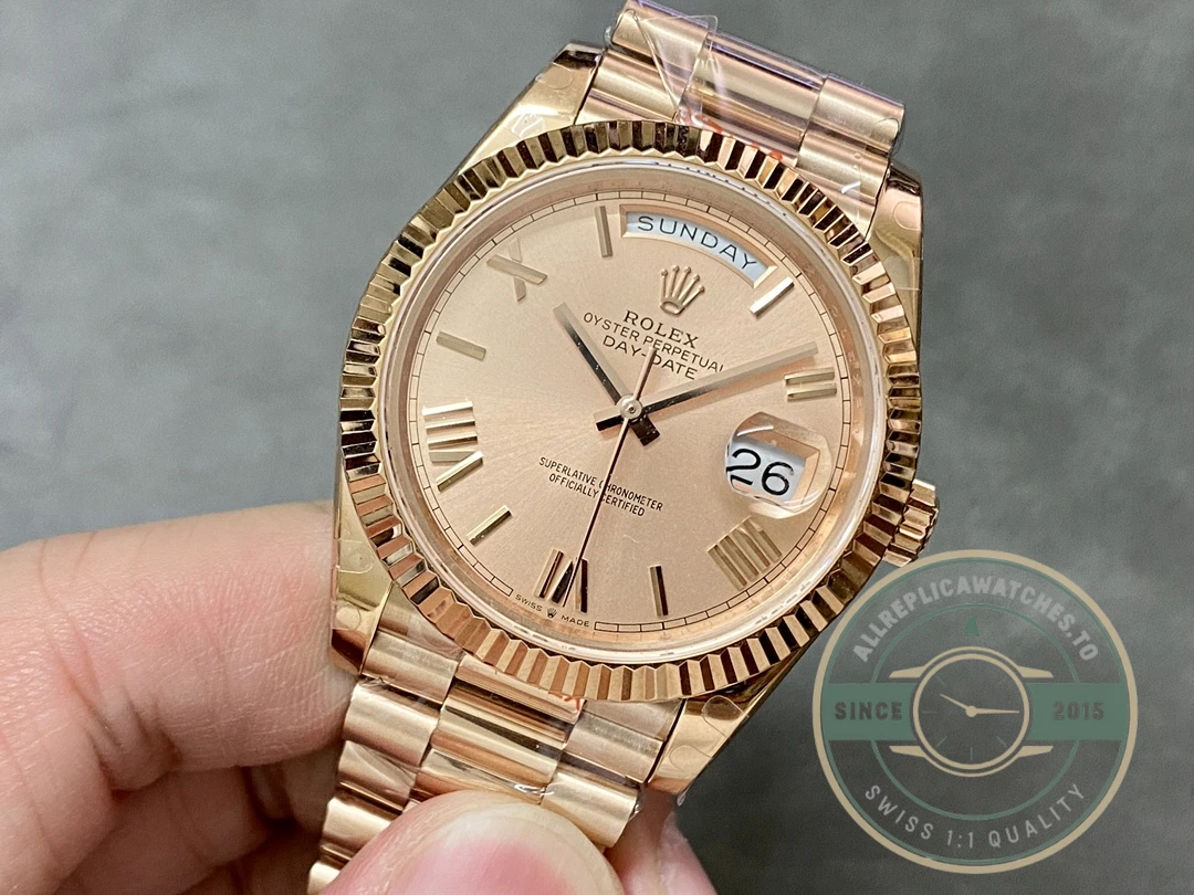 Clone Rolex Day-Date 40mm 228235 Sundust dial - Luxury Replica Watch