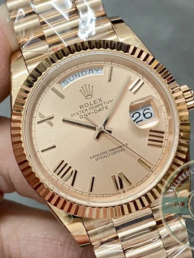 Clone Rolex Day-Date 40mm 228235 Sundust dial - Factory Super Clone Watch