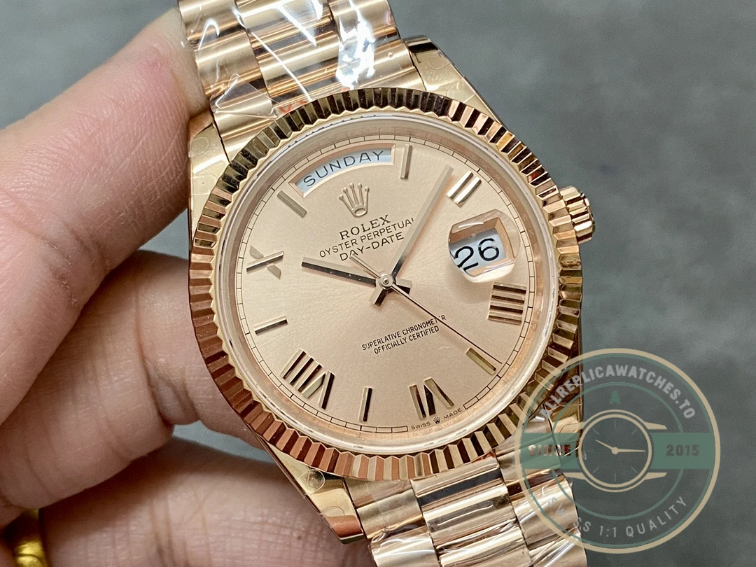 Clone Rolex Day-Date 40mm 228235 Sundust dial - Factory Super Clone Watch