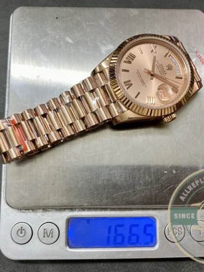 Clone Rolex Day-Date 40mm 228235 Sundust dial - High-Grade Replica Watch