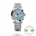 Clone Rolex Day-Date 40mm Blue Arabic Dial 228206 - Swiss Movement Replica Watch