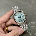 Clone Rolex Day-Date 40mm Blue Arabic Dial 228206 - Swiss-Made Clone Watch