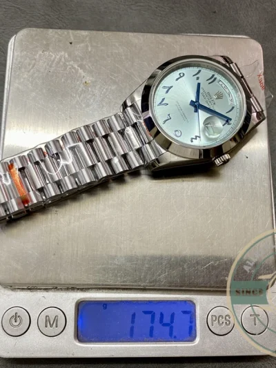 Clone Rolex Day-Date 40mm Blue Arabic Dial 228206 - Best Quality Replica Watch