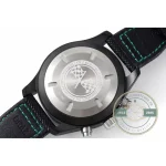 Flat sapphire crystal with anti-reflective coating over the carbon surface