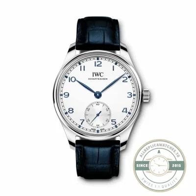 IWC Portugieser Automatic IW358304 replica, 44mm white gold with a blue dial
