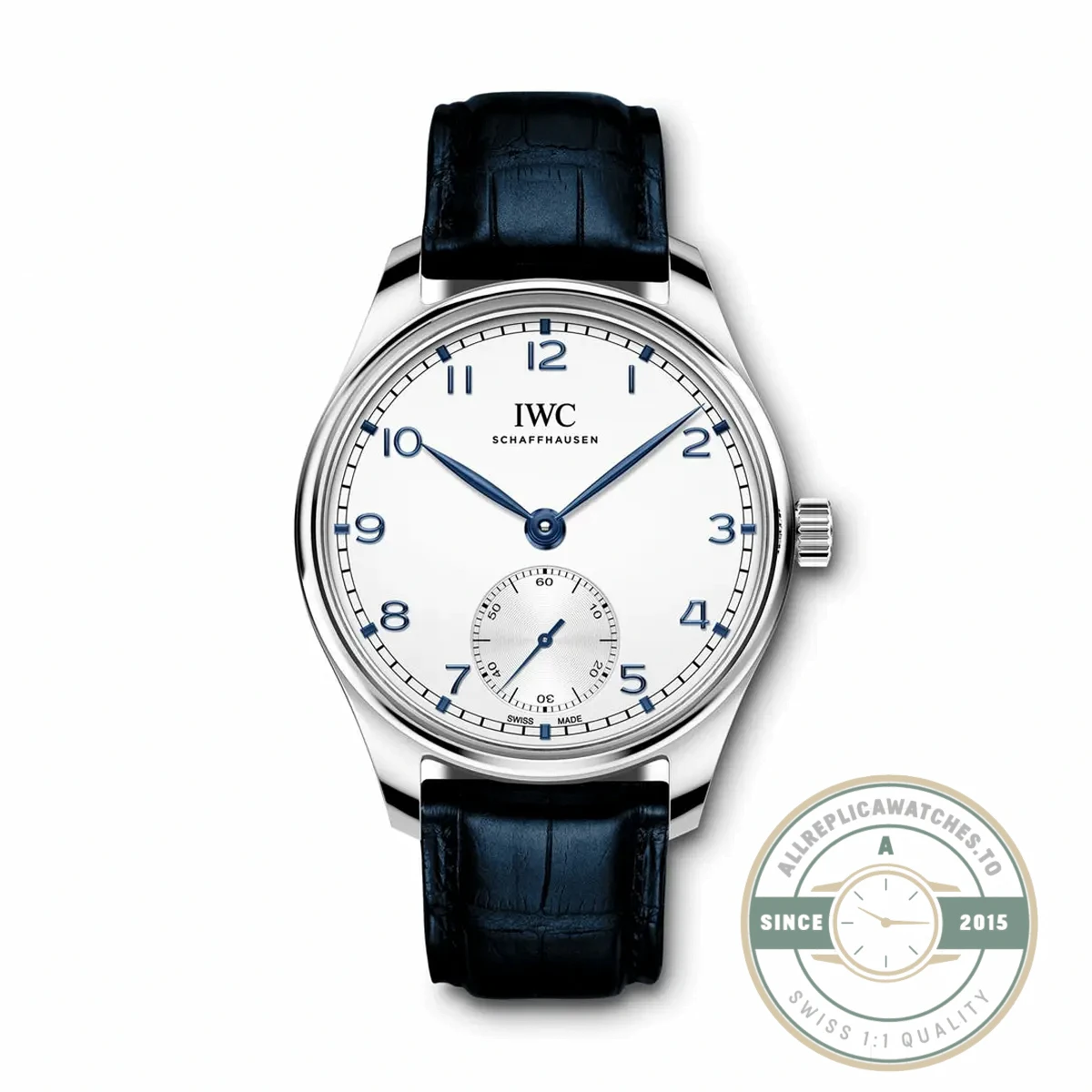 Replica IWC PORTUGUESE AUTOMATIC 44mm White Gold IW358304 - High-Grade Replica Watch