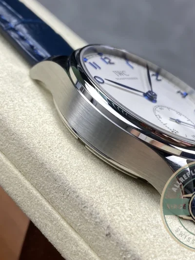 Replica IWC PORTUGUESE AUTOMATIC 44mm White Gold IW358304 - Premium Super Clone Watch