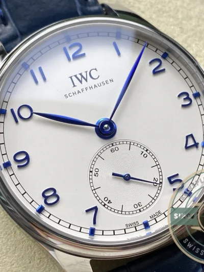 Replica IWC PORTUGUESE AUTOMATIC 44mm White Gold IW358304 - Swiss Movement Replica Watch