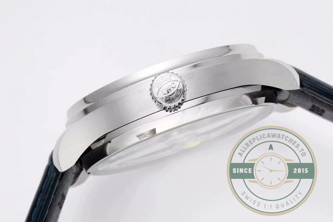 Replica IWC Schaffhausen Blue Subdials 42.3mm IW500715 - Affordable Luxury Replica Timepiece