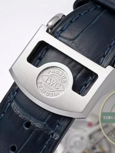 Replica IWC Schaffhausen Blue Subdials 42.3mm IW500715 - Best Quality Replica Watch