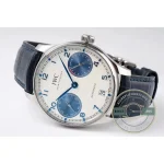 Small seconds turns inside its own blue subdial at nine o'clock