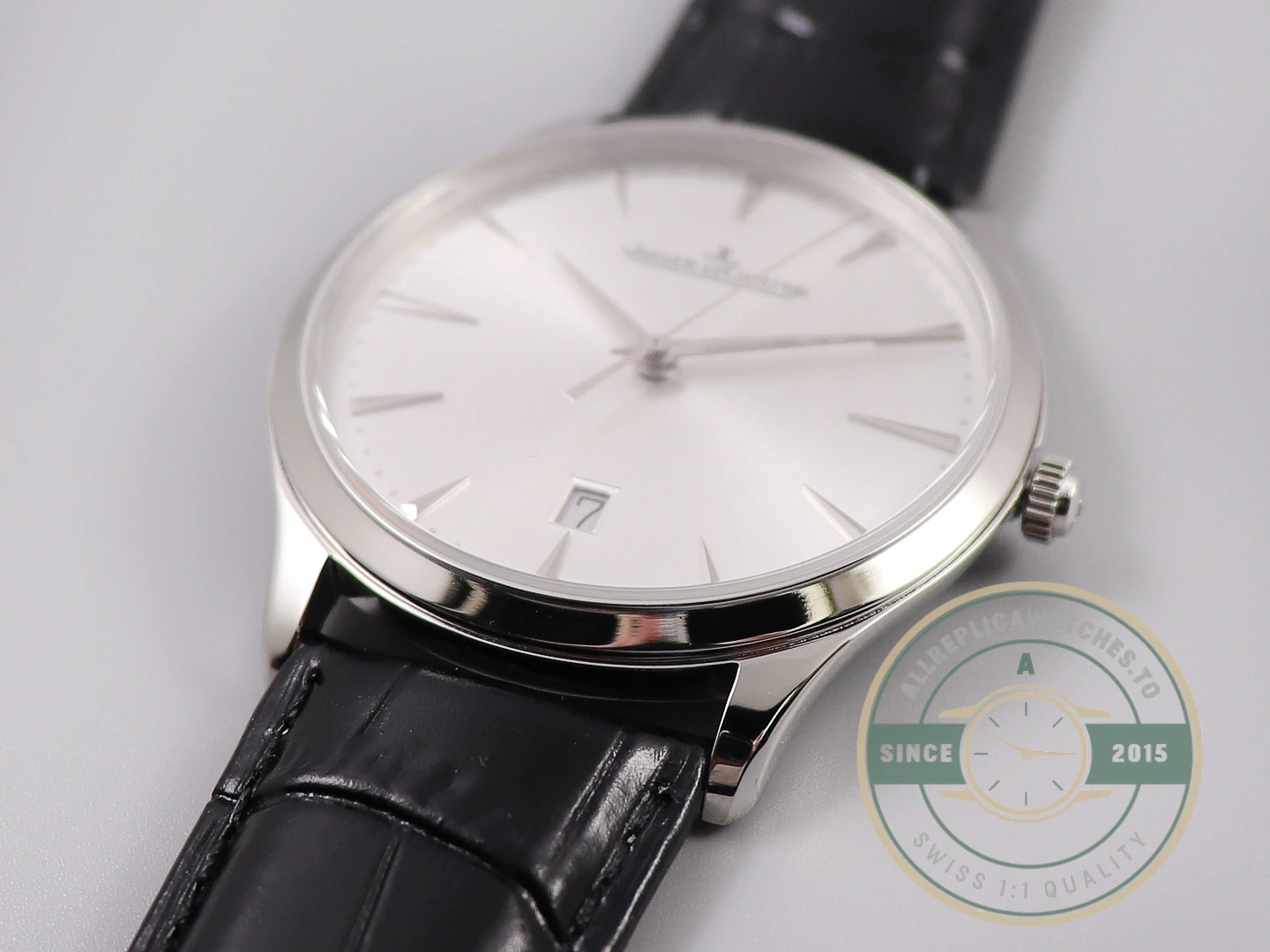 Replica Jaeger LeCoultre Master Control Master Ultra Thin Q1288420 Silver Dial - Swiss Movement Replica Watch