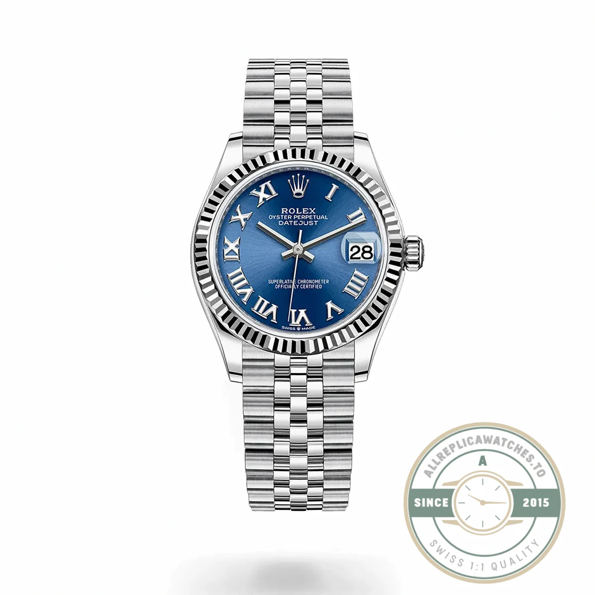 Replica Rolex Datejust Blue Roman Dial 31mm 278274 - High-Grade Replica Watch