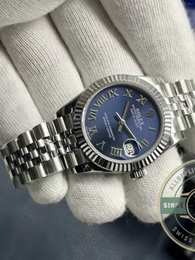 Replica Rolex Datejust Blue Roman Dial 31mm 278274 - Top-Tier Swiss Replica Watch