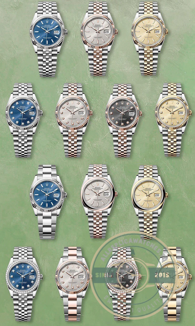 Full Rolex Datejust 36mm Collection - Factory Super Clone Watch