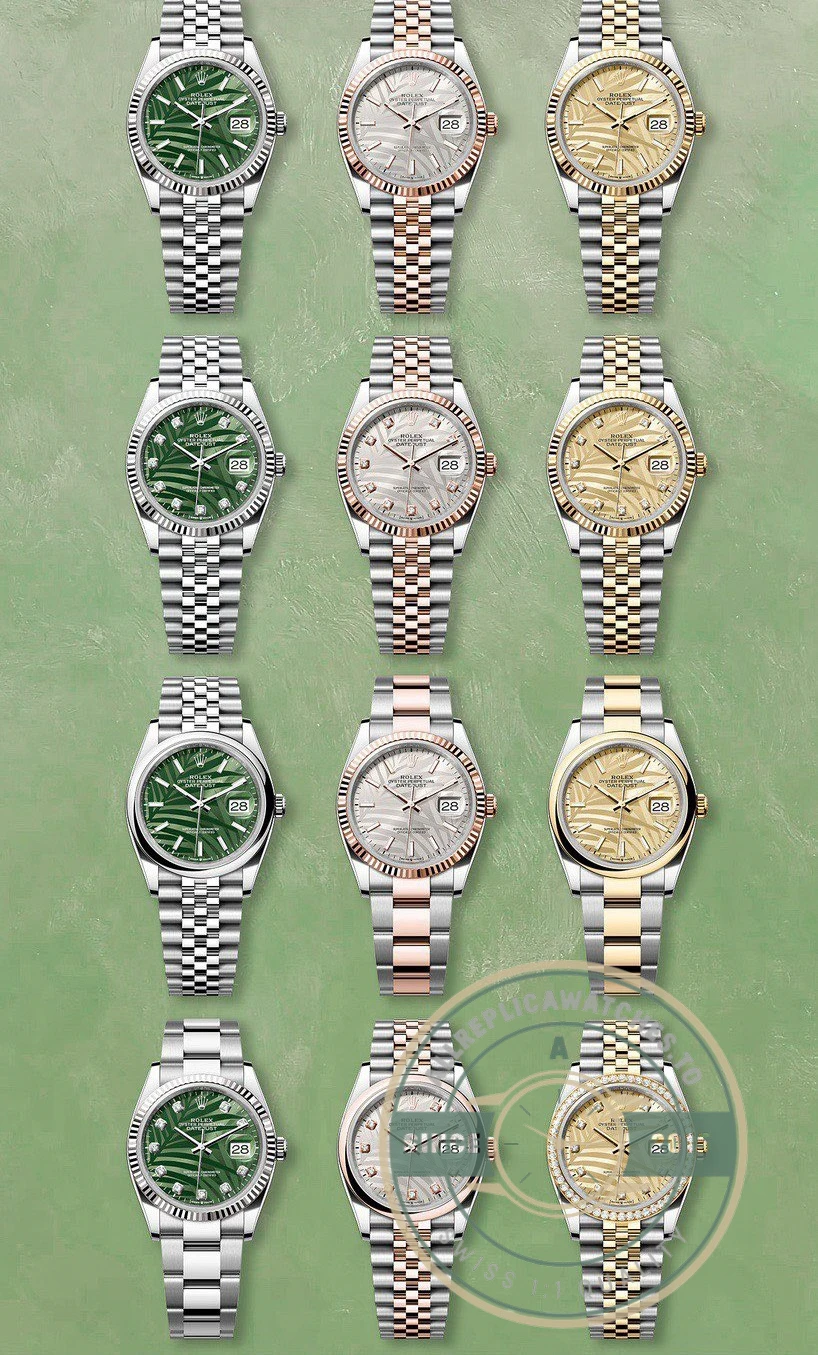 Full Rolex Datejust 36mm Collection - Luxury Replica Watch