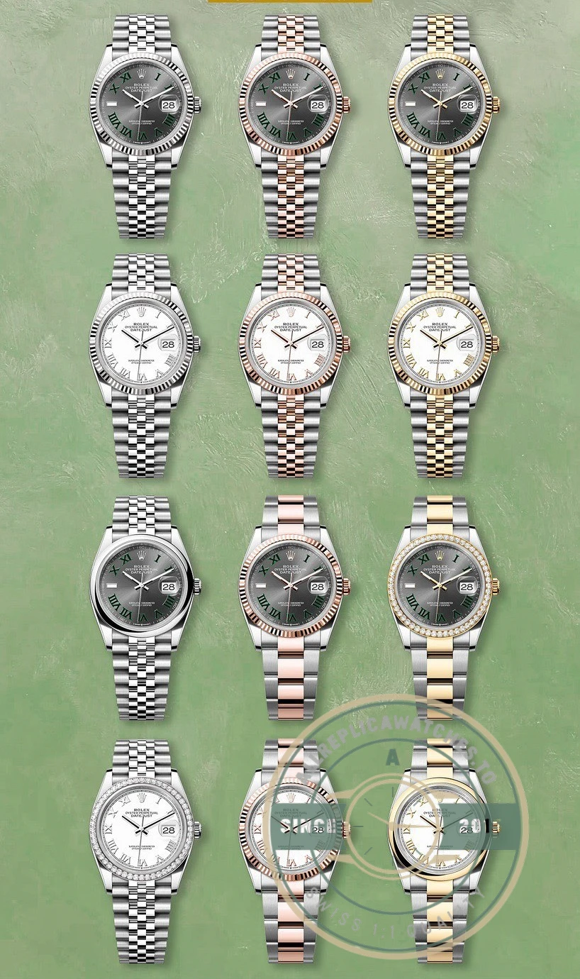 Full Rolex Datejust 36mm Collection - Top-Tier Swiss Replica Watch