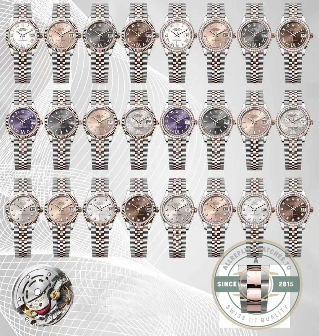 Full Rolex Lady Datejust 31MM Collection - 1:1 Swiss Replica Watch