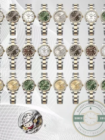 Full Rolex Lady Datejust 31MM Collection - Affordable Super Clone Watch