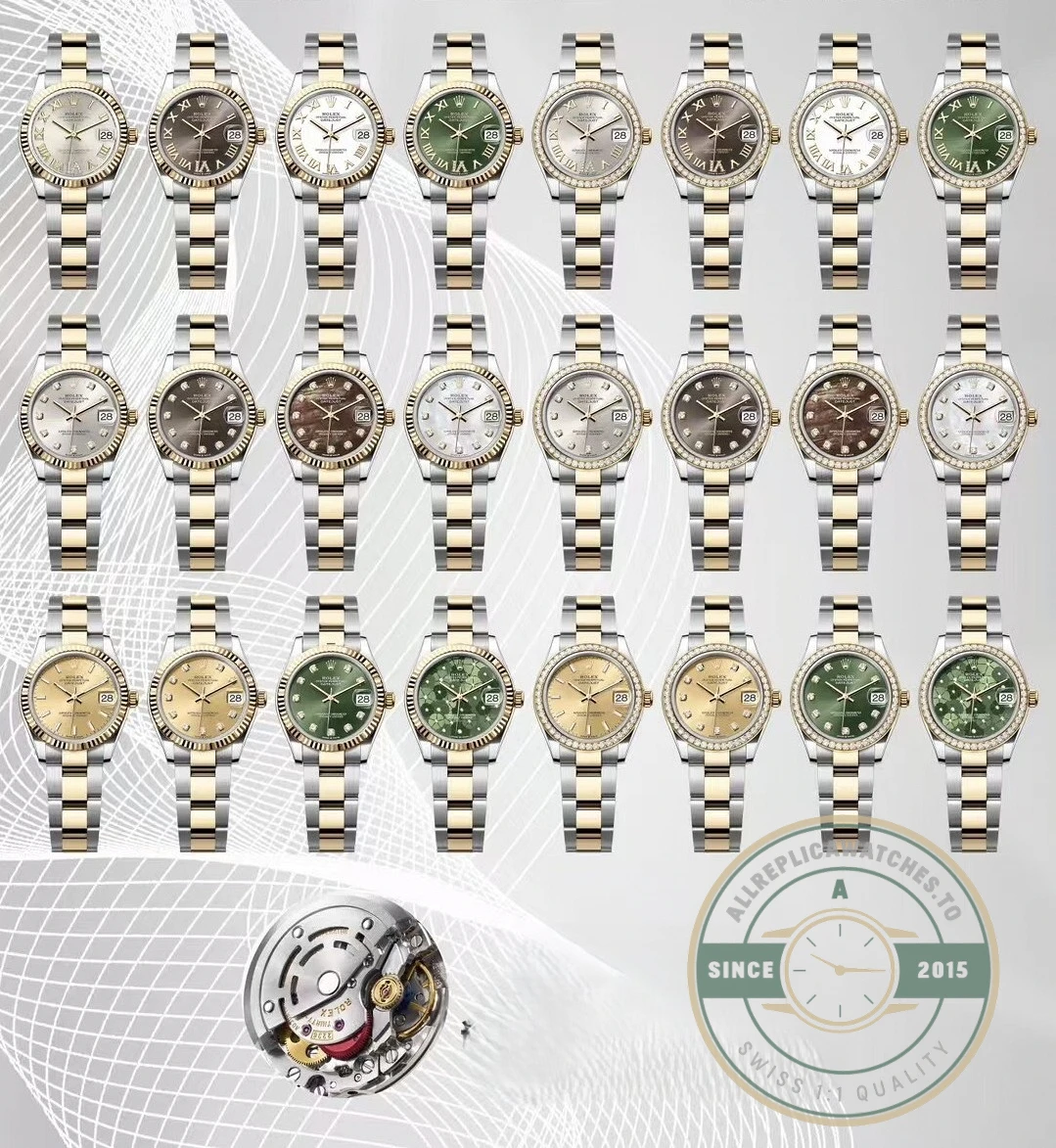 Full Rolex Lady Datejust 31MM Collection - Affordable Super Clone Watch