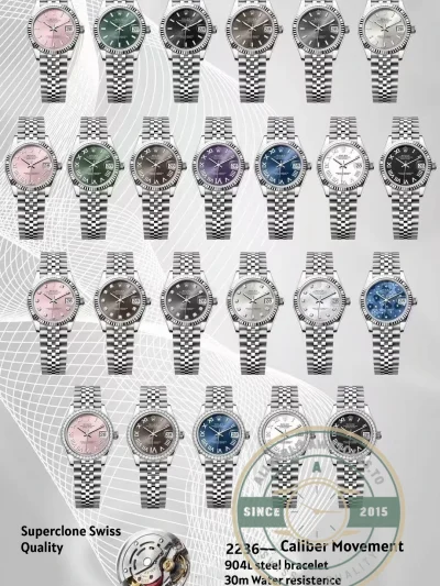 Full Rolex Lady Datejust 31MM Collection - Affordable Super Clone Watch