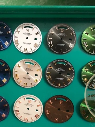 Full Super Clone Day-Date 40mm PlatinumWhite Gold Collection - Swiss Movement Replica Watch