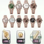 Full Super Clone Day-Date Rose Gold 40mm Collection - Factory Super Clone Watch