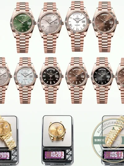 Full Super Clone Day-Date Rose Gold 40mm Collection - Factory Super Clone Watch