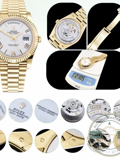 Full Super Clone Day-Date Rose Gold 40mm Collection - Affordable Luxury Replica Timepiece