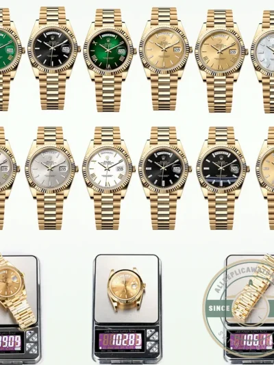 Full Super Clone Day-Date Yellow Gold 40mm Collection - Budget Luxury Replica Watch