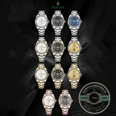 Full Super Clone Sky-Dweller 42mm Oyster Bracelet Collection - High-Grade Replica Watch