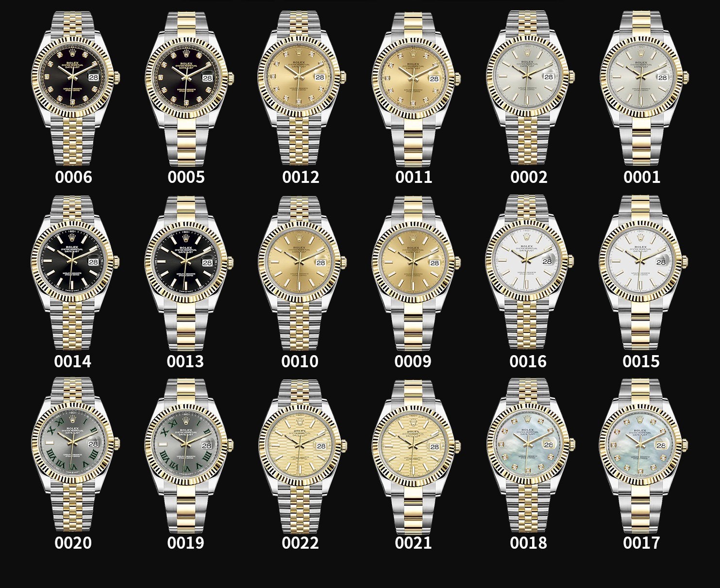Full Super Clone Rolex Datejust 41mm Collection - Luxury Replica Watch