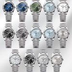 Full Super Clone Day-Date 40mm PlatinumWhite Gold Collection - Top-Tier Swiss Replica Watch